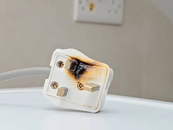 اشکال در کابل برق و دوشاخه لباسشویی
