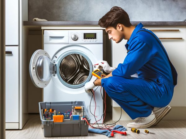 علت جرقه زدن ماشین لباسشویی